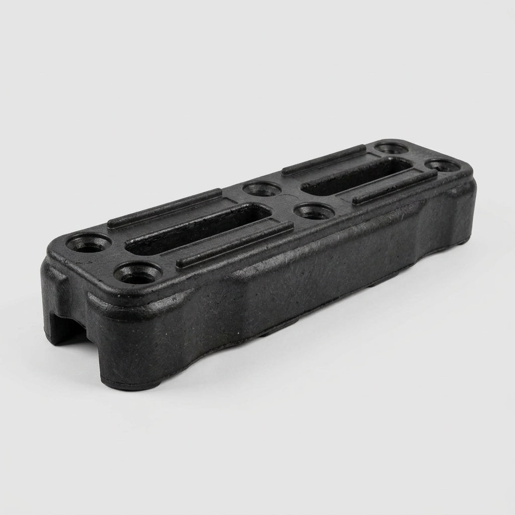 Standard Temporary Fence Feet – Recycled PVC Anchor Base (view 2)