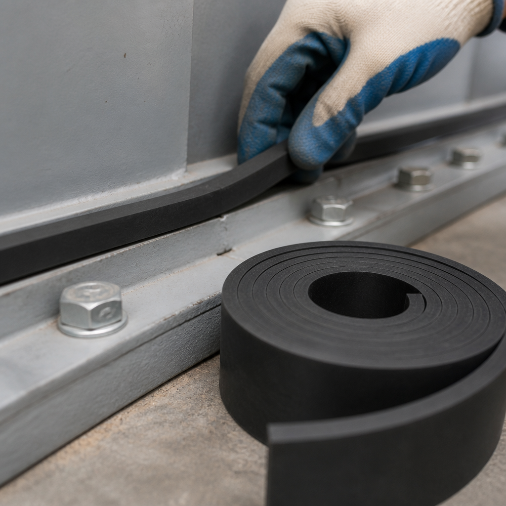 8mm Thick – Solid SBR Rubber Strip