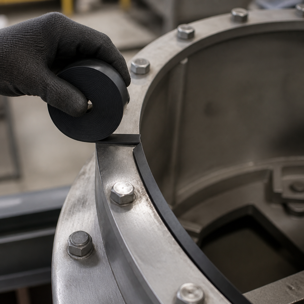 1mm Thick – Solid SBR Rubber Strip