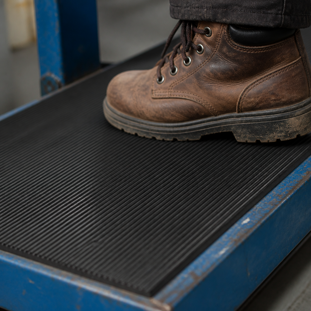 3mm Thick – Fine Fluted Rubber Matting