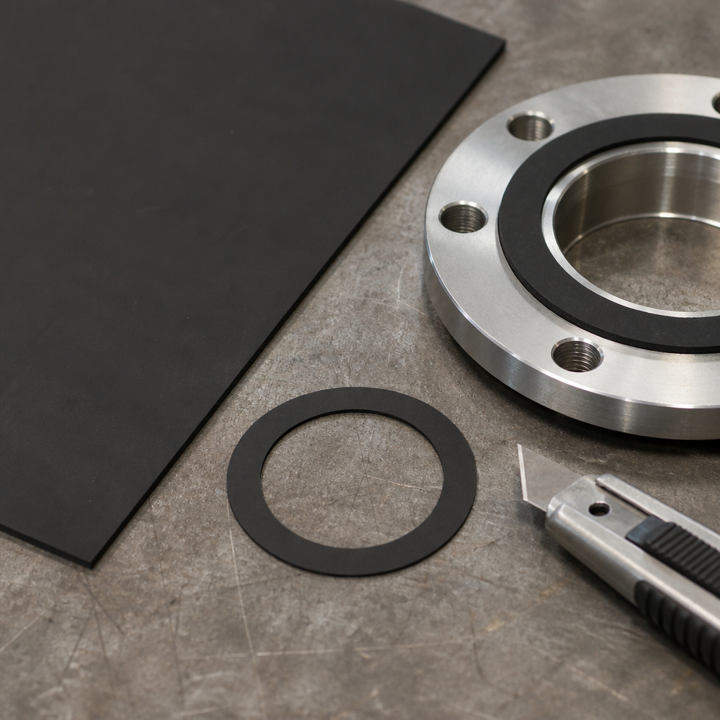 1mm Thick – Black Rubber Sheets