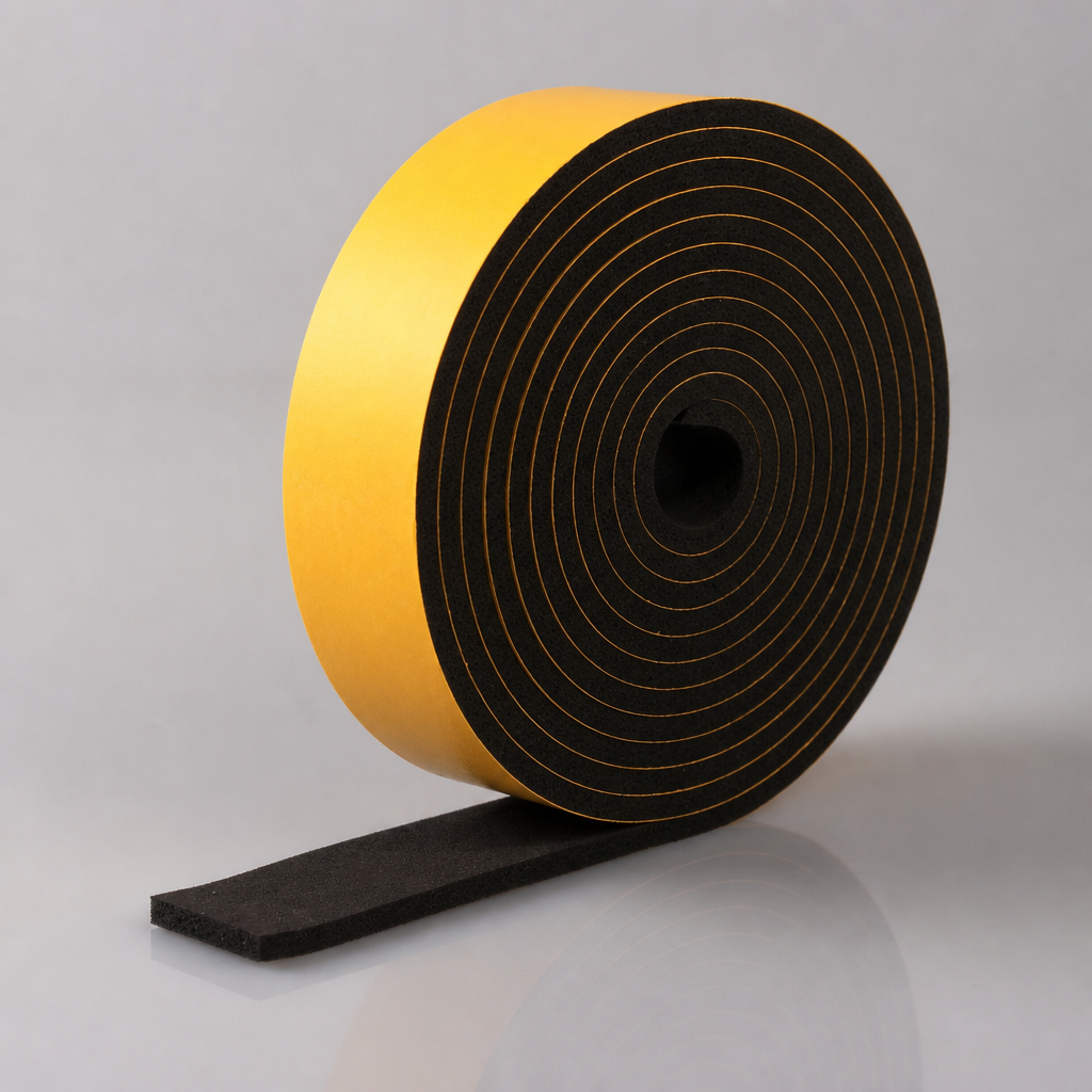 8mm Thick – Self-Adhesive Sponge Rubber Strip