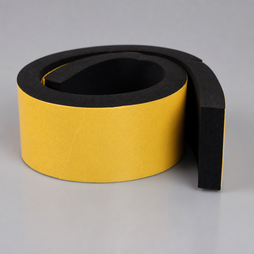 25mm Thick – Self-Adhesive Sponge Rubber Strip