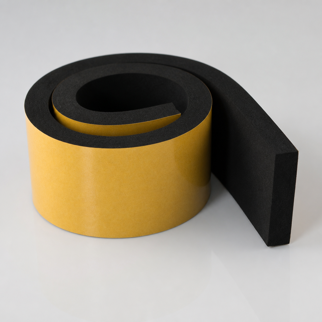 20mm Thick – Self-Adhesive Sponge Rubber Strip