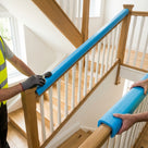 Foam Handrail Protector - U-Shaped Clip-On Padding for 2m Rails