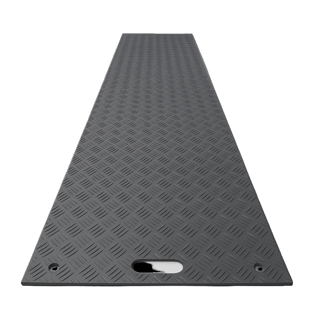 Medium Duty Access Mat – Recycled LDPE, Non-Slip, Grey
