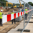 High Visibility Reflective Fence Strip with Eyelets