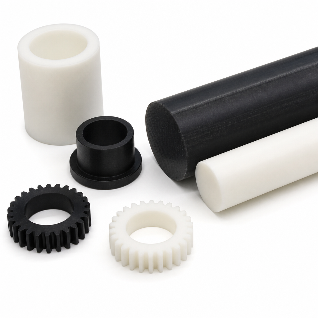 Acetal Copolymer White / Black Rod 110mm to 300mm dia for Gears, bearings & bushes - Acetal Copolymer in use