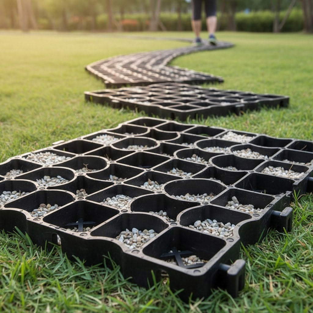 Ground Reinforcement Grid – Recycled Plastic, 330mm x 330mm x 30mm