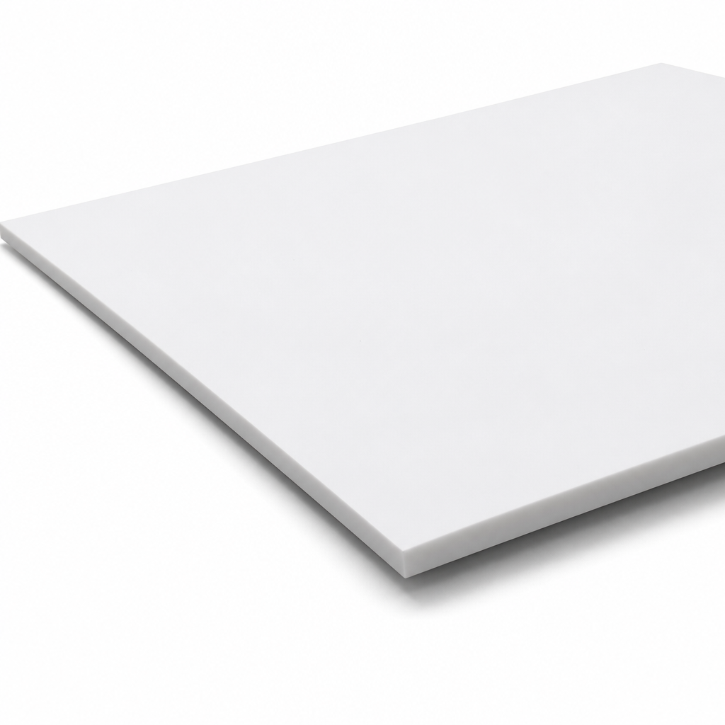 Unplasticised PolyVinylChloride White Sheet 2mm to 2.5mm thick for Signage & protective barriers - PVC in use