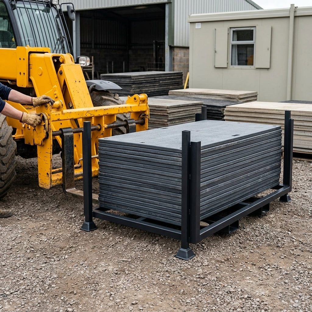 Ground Mat Storage Rack – Holds 25 Mats