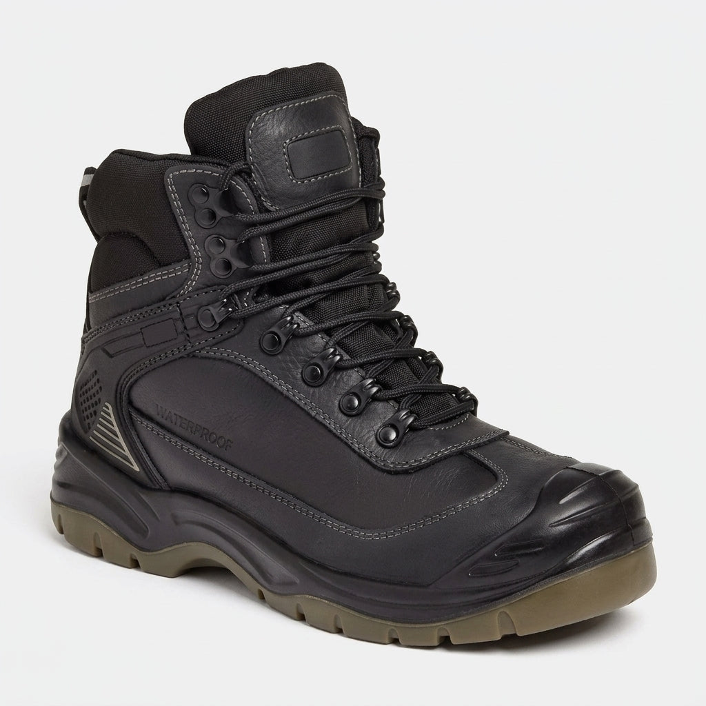 All Terrain Waterproof Safety Boots with Steel Toe and Midsole (view 2)