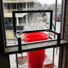 Mounting Frame with Chains for 20–30 Inch Rubble Chutes