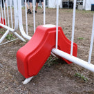 Concrete Ballast Block with Plastic-Coated Finish - V-Shape Design