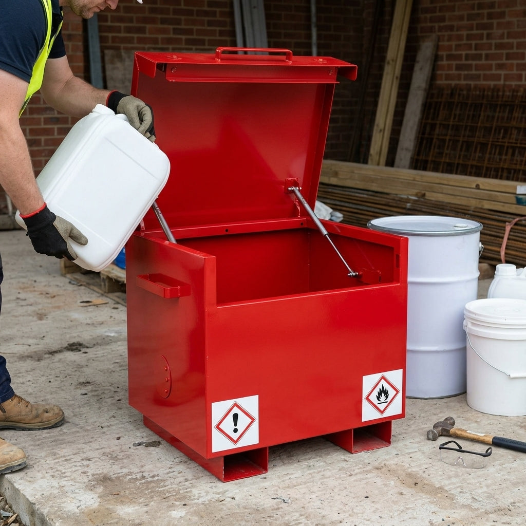 Chemical Storage Box for Hazardous and Flammable Materials