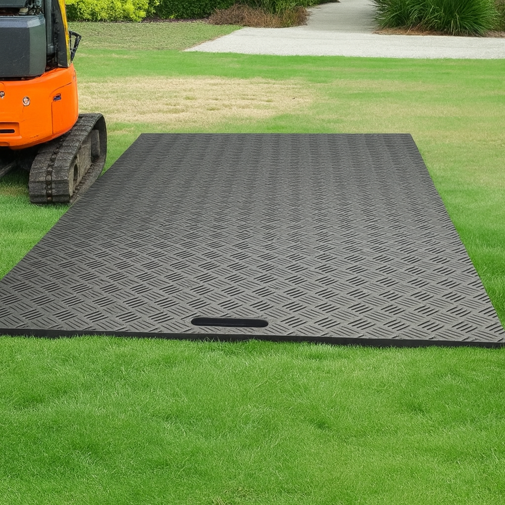 Medium Duty Access Mat – Recycled LDPE, Non-Slip, Grey