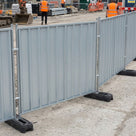 Corrugated Steel Hoarding Panel for Temporary Site Fencing