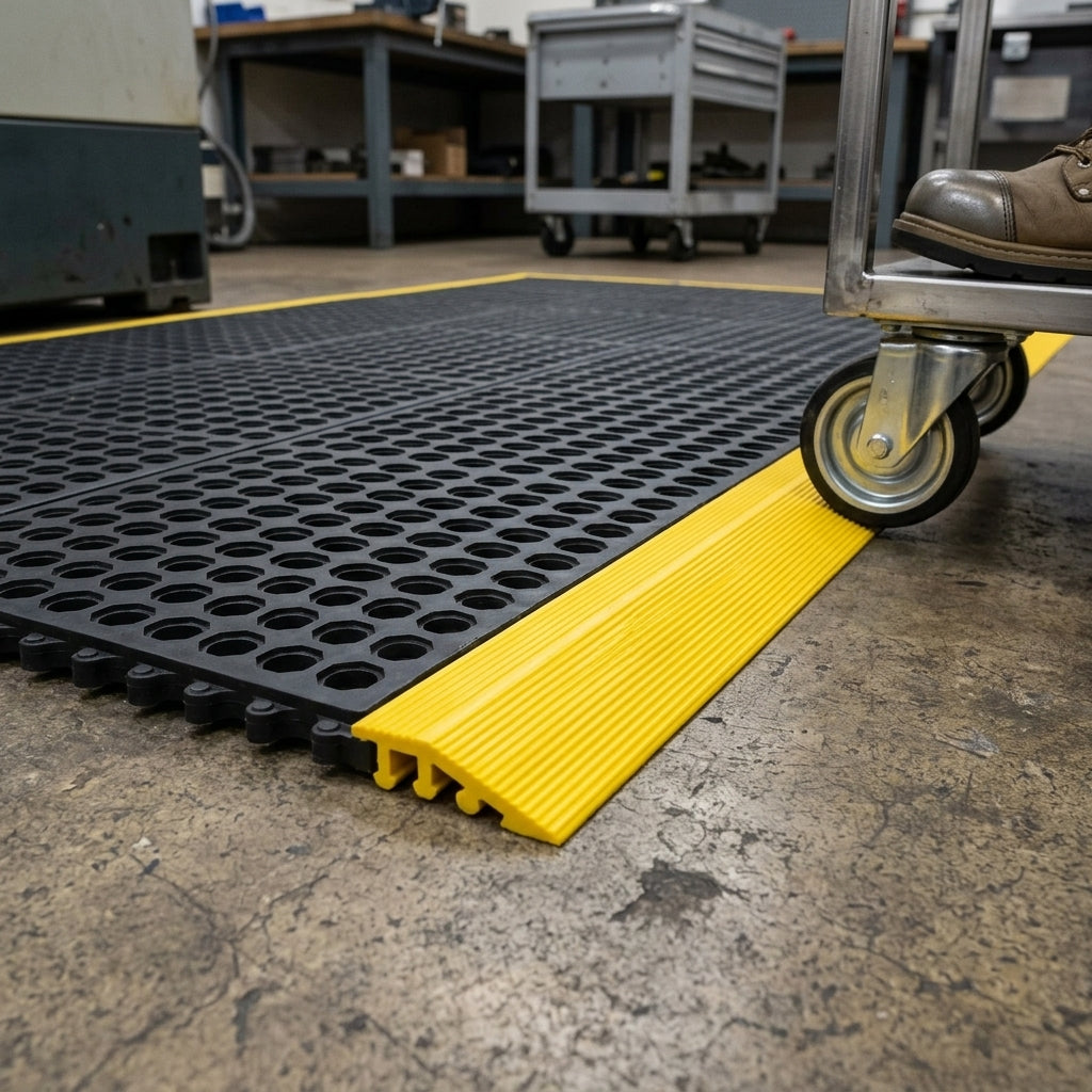 Bevelled Nitrile Ramp Edge for Anti-Fatigue Mats