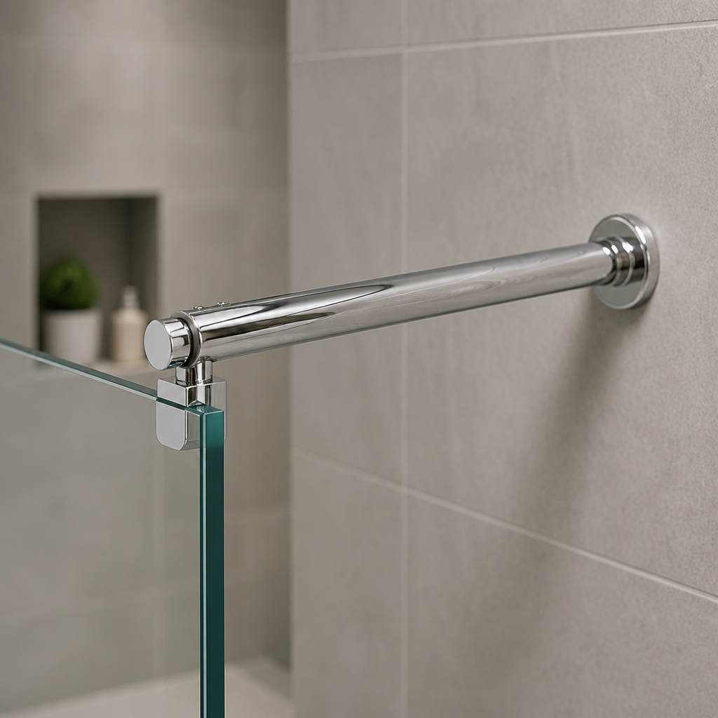 BAR003 - Shower Support Bar - Spans Gaps of 700mm to 1200mm