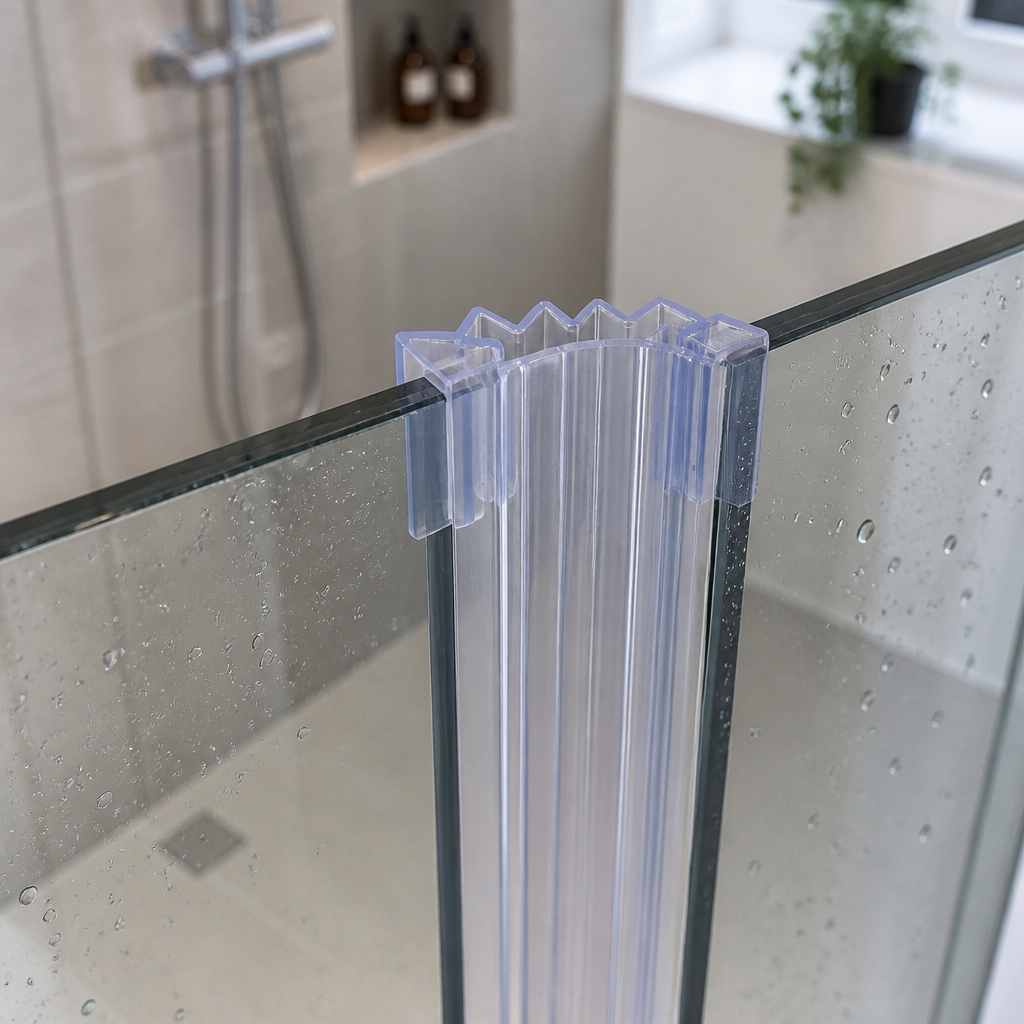 BIF037 - Bi Fold or Channel Seal - Fits Glass Thickness of 4mm, 5mm or 6mm