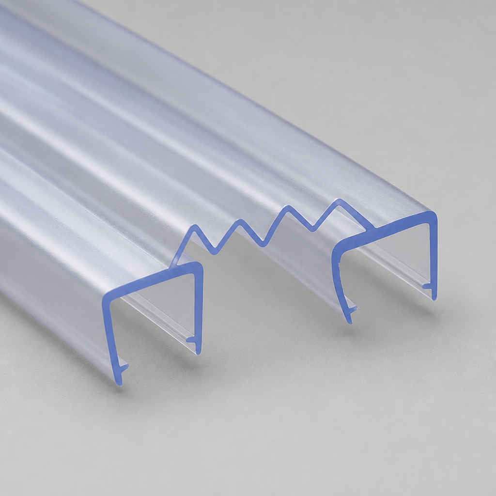 BIF037 - Bi Fold or Channel Seal - Fits Glass Thickness of 4mm, 5mm or 6mm
