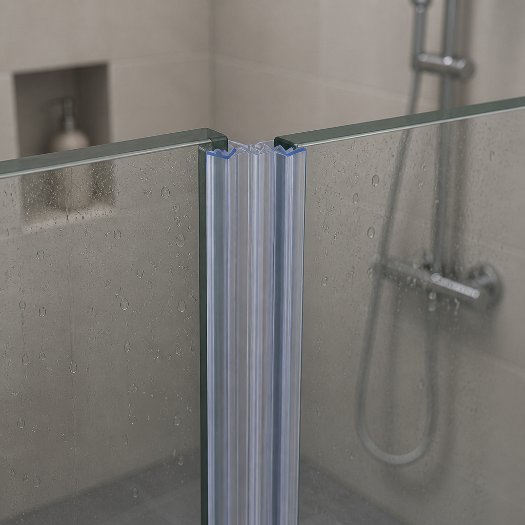 BIF040 - Bi Fold or Channel Seal - Fits Glass Thickness of 8mm, 9mm or 10mm