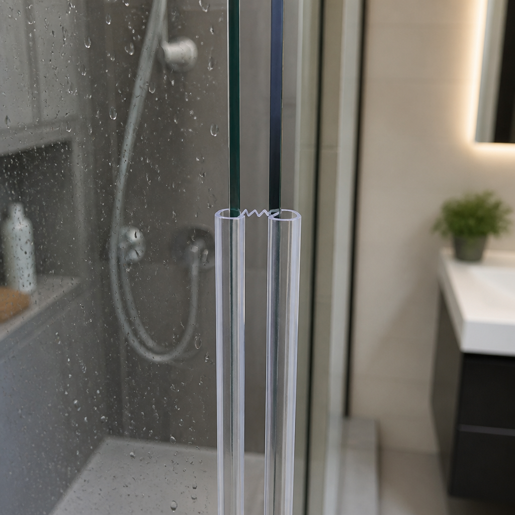 BIF040 - Bi Fold or Channel Seal - Fits Glass Thickness of 8mm, 9mm or 10mm