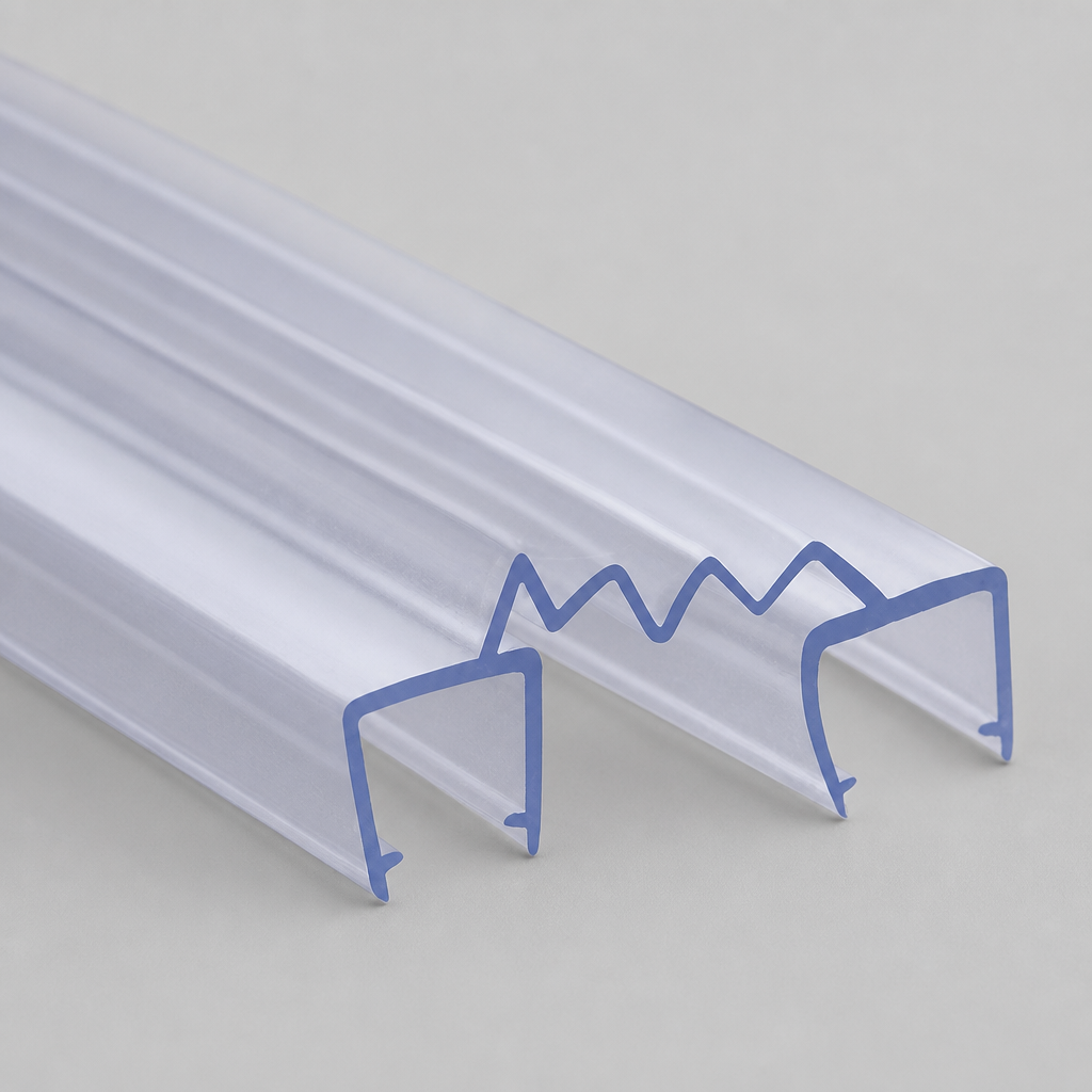 BIF040 - Bi Fold or Channel Seal - Fits Glass Thickness of 8mm, 9mm or 10mm