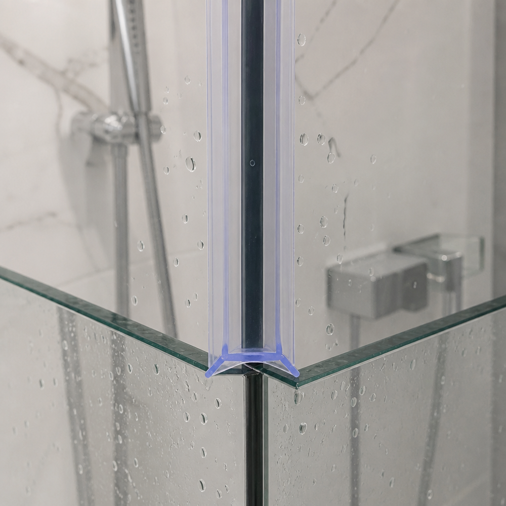 BIF053 - Bifold Shower Screen Seal - Fits Glass Thickness of 4mm, 5mm or 6mm