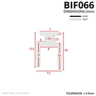 Profile section in mm: 7mm T-head, 19mm tall, 12mm wide channel body with 14mm legs; rigid and soft key
