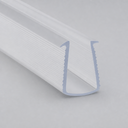 Angled studio view of the frame seal's U-shaped channel with serrated comb edge