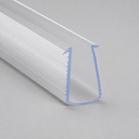 Studio shot of the frame seal's U-shaped channel with serrated comb legs