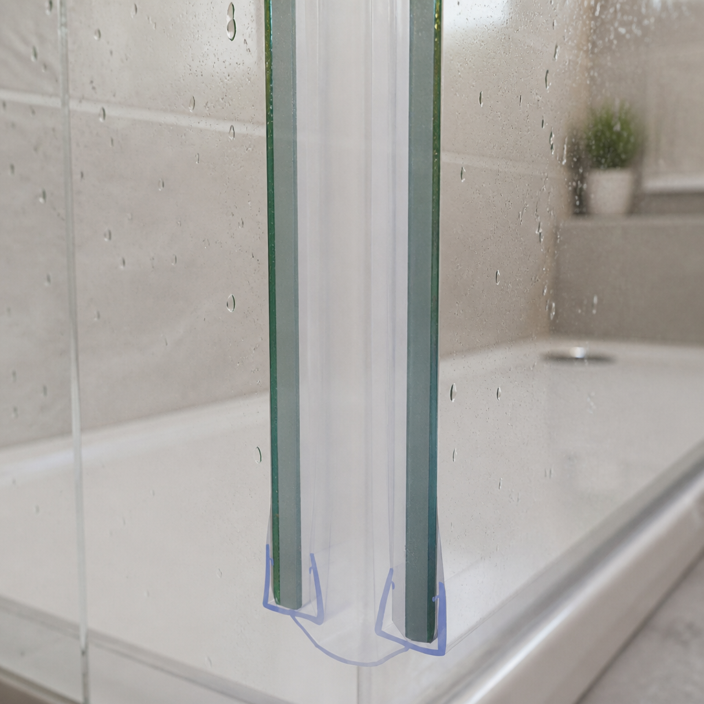 BIF091 - Bi Fold or Channel Seal - Fits Glass Thickness of 4mm, 5mm and 6mm