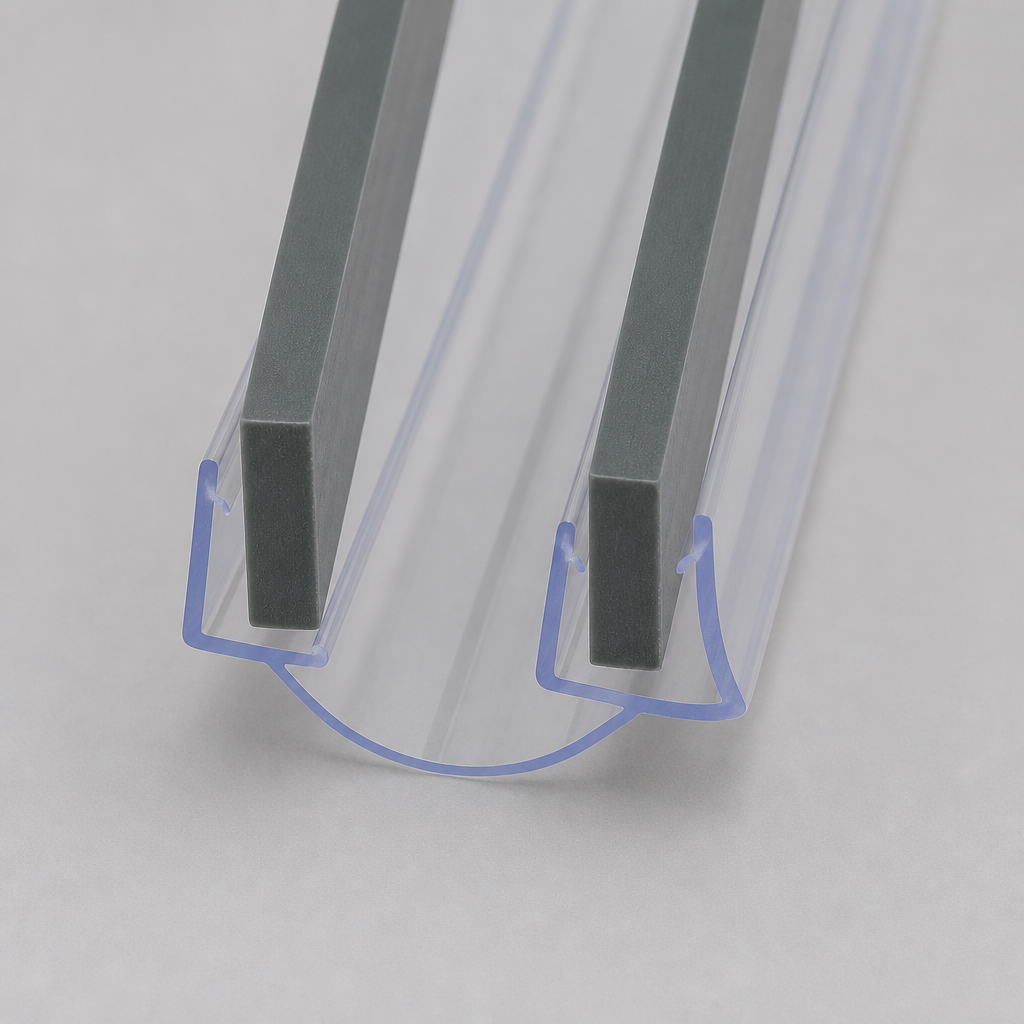 BIF091 - Bi Fold or Channel Seal - Fits Glass Thickness of 4mm, 5mm and 6mm