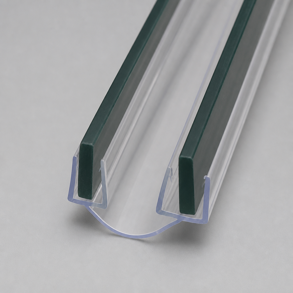 BIF092 - Bi Fold or Channel Seal - Fits Glass Thickness of 8mm, 9mm and 10mm