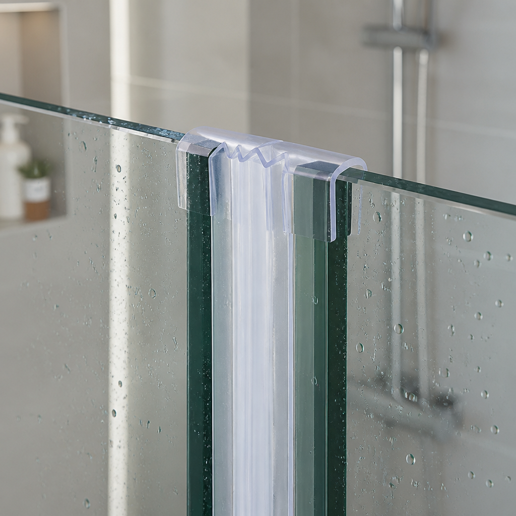 BIF108 - Bi Fold or Channel Seal - Fits Glass Thickness of 4mm, 5mm or 6mm
