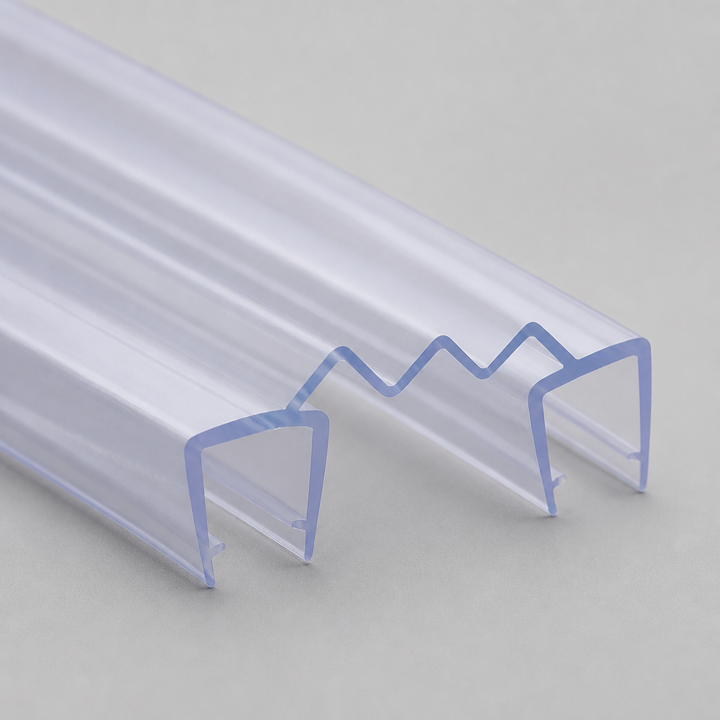 BIF108 - Bi Fold or Channel Seal - Fits Glass Thickness of 4mm, 5mm or 6mm