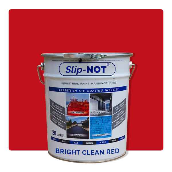 Firebrick Supercoat Non Slip Garage Floor Paint High Impact 20Ltr Paint For Factory Warehouses