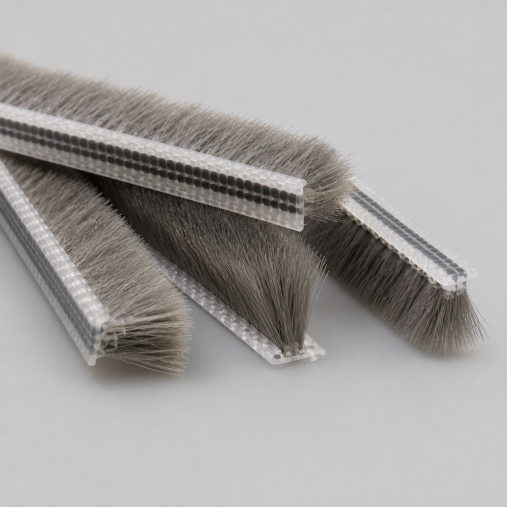 BRUSH005 - Brush Seal - Bifold/Channel Seal - 6mm x 6mm