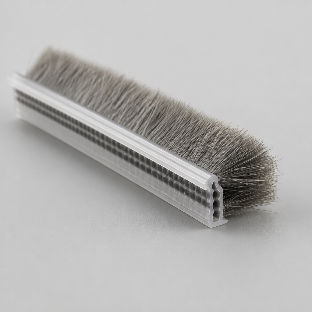 BRUSH006 - Brush Seal - Bifold/Channel Seal - 6mm x 8mm