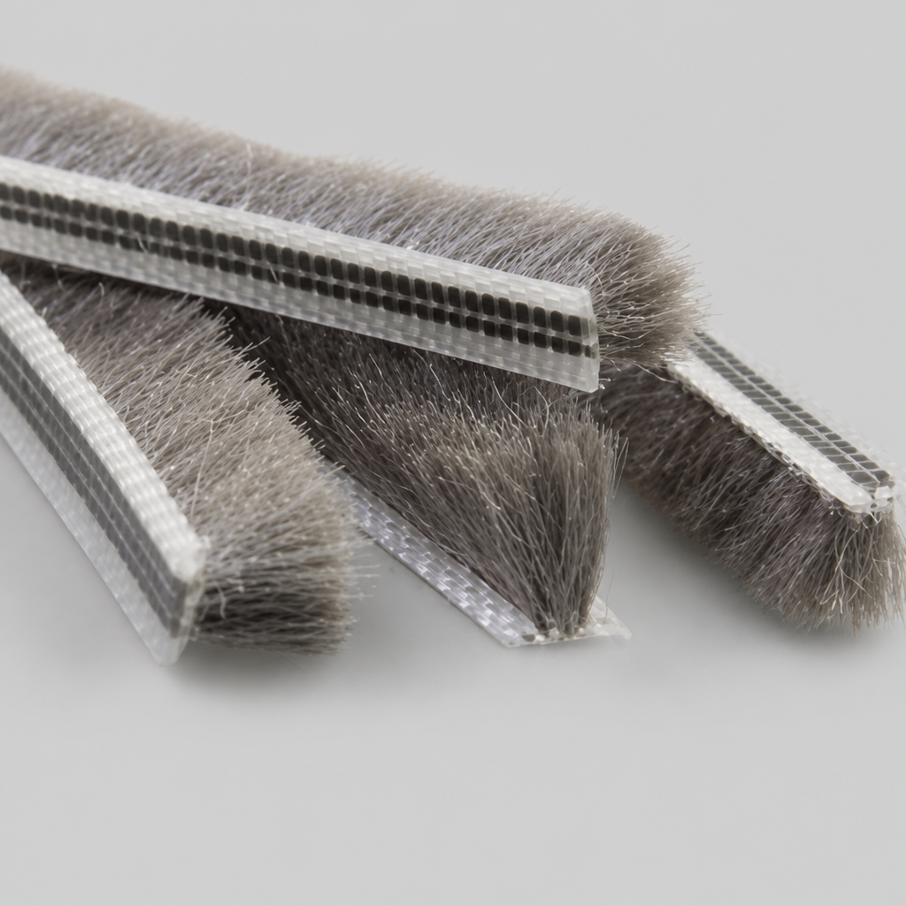 BRUSH009 - Brush Seal - Bifold/Channel Seal - 7mm x 6mm