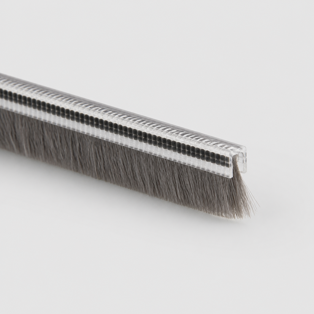BRUSH009 - Brush Seal - Bifold/Channel Seal - 7mm x 6mm
