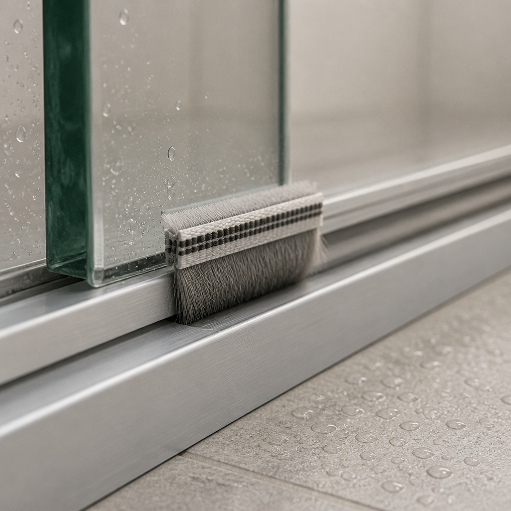 BRUSH011 - Brush Seal - Bifold/Channel Seal - 7mm x 10mm