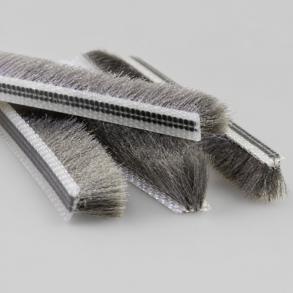 BRUSH011 - Brush Seal - Bifold/Channel Seal - 7mm x 10mm