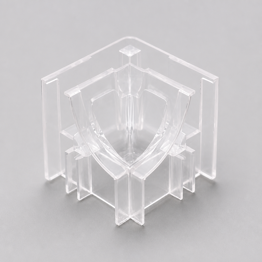 CG003 - Shower Seal Corner Piece - Fits Glass Thickness of 5mm to 11mm
