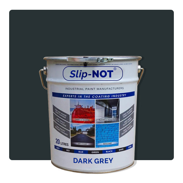 Dark Slate Gray Supercoat Non Slip Garage Floor Paint High Impact 20Ltr Paint For Factory Warehouses