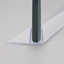 Vertical Shower Screen Seal - Fits 10mm Glass - Fin Depth of 8mm, 12mm, 15mm, 20mm, 25mm, 30mm or 35mm — view 4