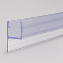Vertical Shower Screen Seal - Fits 10mm Glass - Fin Depth of 8mm, 15mm, 20mm, 25mm or 35mm — view 2