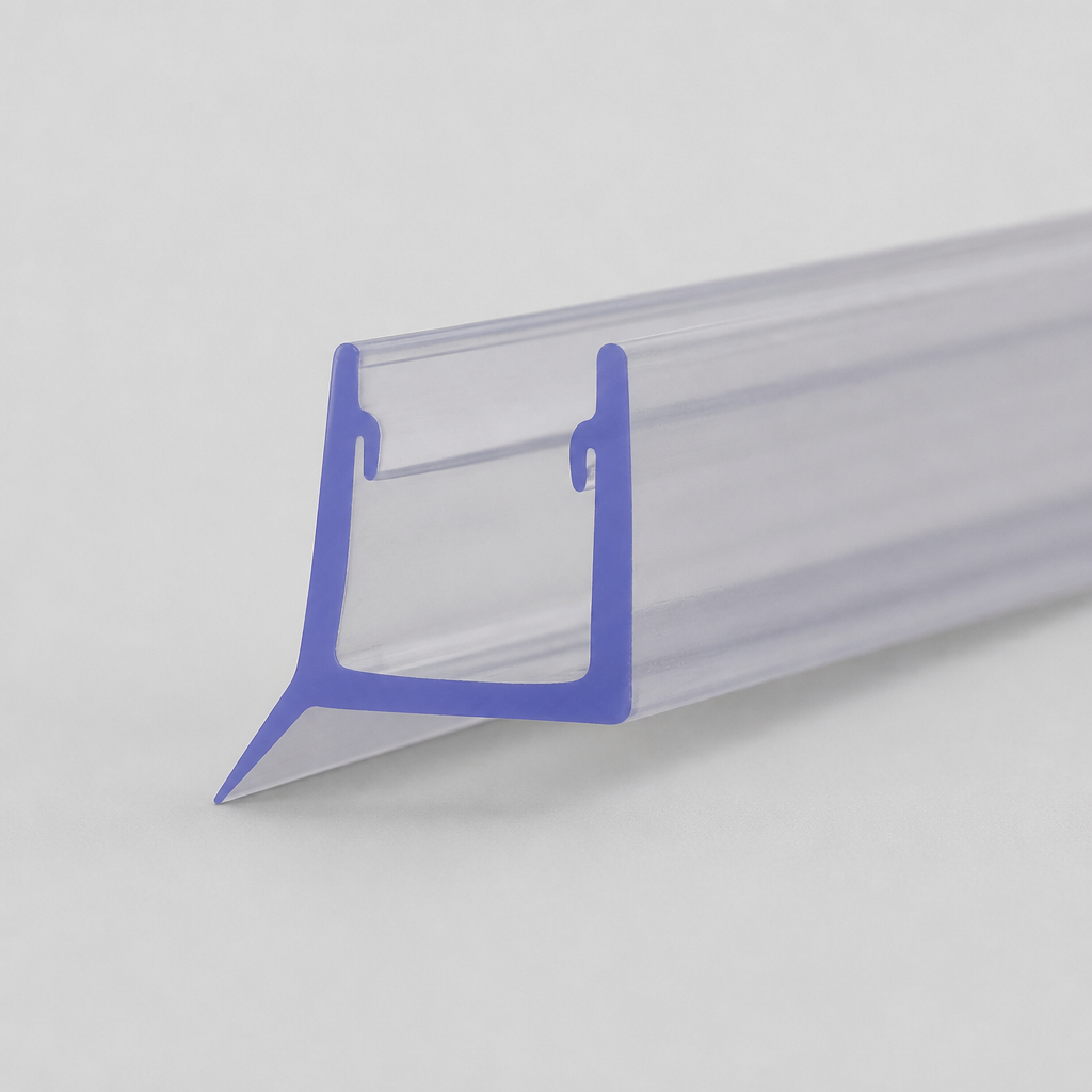 FIN019 - Vertical Shower Screen Seal - Fits 4-6mm Glass - Lengths of 900mm, 1400mm and 2000mm