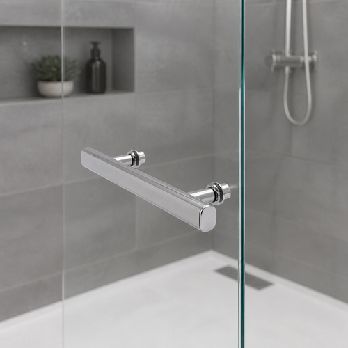 HAND003 - Shower Enclosure Door Handle Chrome - Length of 305mm